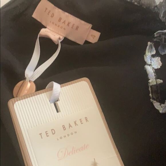NWT TED BAKER LONDON RUFFLE DETAILS DRESS … - Picture 7 of 9